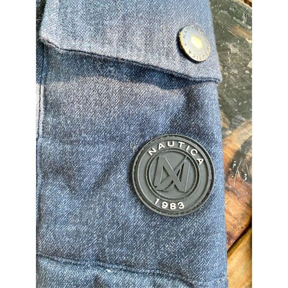 💥 Like New | Nautica | Down Puffer Winter Jacket | Navy | Size Medium 💥 - Picture 8 of 8